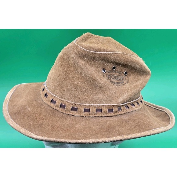 Rogue Other - The Original Rouge Handcrafted Large Hat Safari Australian Suede Leather